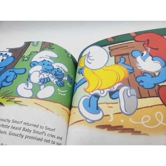 The Smurfs Welcome Baby Smurf Childrens Book First Edition - Picture 6 of 7